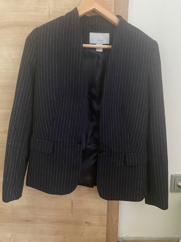 Wool blazer damen schwarz - wool,