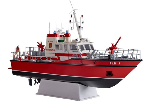 Feuerlöschboot bausatz flb - feuerlöschboot, flb-1
