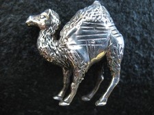 Miniatur Figur Silber 925 Dromedar massiv und schön
