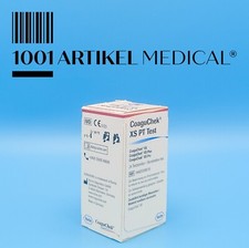 ROCHE COAGUCHEK XS PT Test Teststreifen 24 Stück - PZN 01001266 MHD 10/26