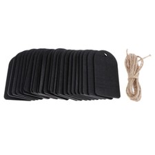 25 Stück Mini Tafel Kreidetafel Schilder Schiefertafel zum aufhängen