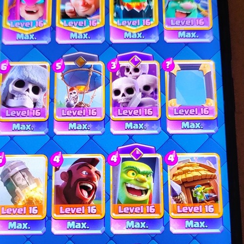 Clash royale android account - android,