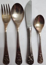 4 Teiliges WMF Kinderbesteck Tiere 90er Silberauflage TOP ❤❤❤