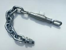 Spannschloss Kette M22 x 2,5mm Stabilisatorketten Unterlenker Länger 680-790mm 4
