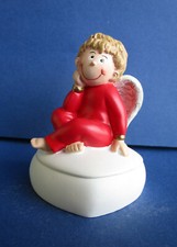 Schutzengel Engel hellrot auf