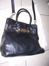original Michael Kors Hamilton Tasche Leder, schwarz