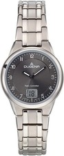 Dugena Gent 4460836 Damenuhr Armbanduhr Wasserdicht Titan 28 mm silber