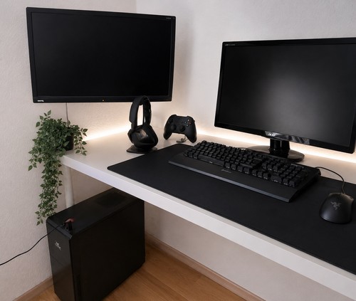 Komplettes gaming setup mit - setup,