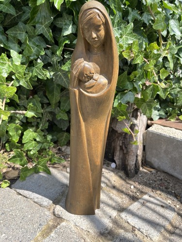Skulptur alte holzfigur - skulptur,