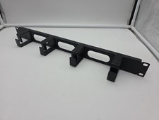 KABELFÜHRUNGSLEISTE FÜR SCHRÄNKE 19" 1 STÜCK FARBE SCHWARZ MIT 4 ABNEHMBAREN RINGEN