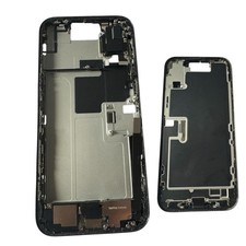 Original Rahmen Für IPHONE 16 Pro Max Schwarz Gehäuse Lmittelrahmen Backcover A