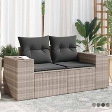 2-Sitzer Gartensofa mit Kissen
