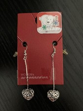 Ohrringe Stecker lang mit Herz