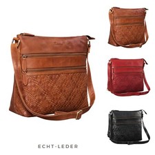 Schultertasche Damen Echt