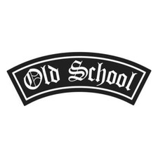 Aufkleber Wetterfest Old