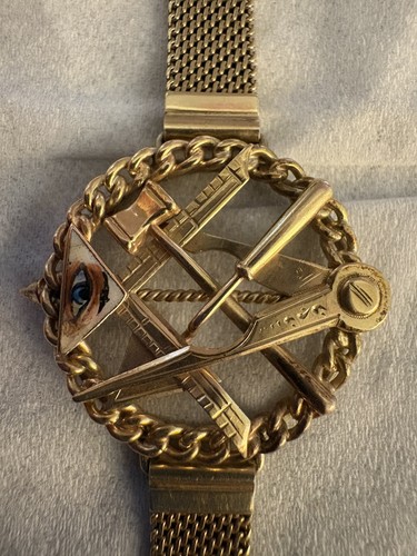 Rare antique 14k gold - antique, masonic