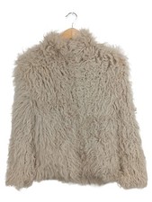 IRO Damen Lammfelljacke Gr. 36/S Beige Elegant Herbst/Winter