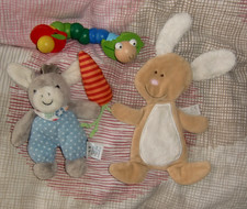 ❤️ Sigikid Hase Knister &  Sterntaler Esel Emil  & Gelenktier Biegetier Holz