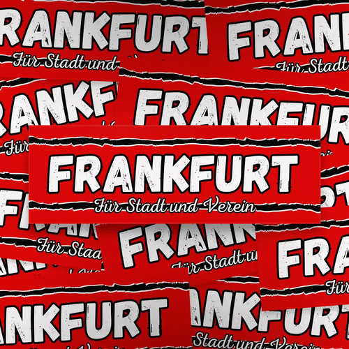 100x frankfurt aufkleber - frankfurt, aufkleber/