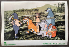 Banksy Greenpeache Save or Delete?  Poster / Plakat Urban Art Modern Art