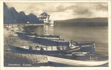 Ak Langenargen am Bodensee,  Kurhotel, Boote am Ufer, ruhige... - 4878789