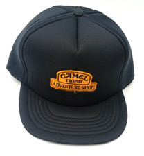 Vintage Snapback 80/90er Deadstock Camel Trophy Adventure Shop schwarz