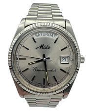 Mido Commander Day-Date President Automatik-Armbanduhr in Silber [Ref. 8299]