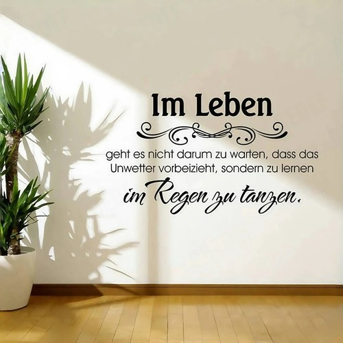 Wandspruch wandtattoo - wandspruch,