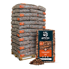 Palette 39×60 l 2340 l Pinienrinde Pinienmulch – grob 25–40mm | Rindenmulch Öko