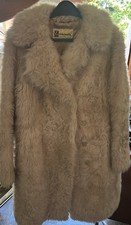 Vintage Real Fur Coat White /