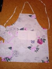 3xSet Küchenschürze Schürze Backschürze Kochschürze Baumwolle Landhaus Shabby Ch