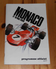 1969 Programm Monaco Grand