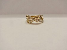 Künstlerrischer Designerri mit 53 BRILLANTEN, 750er Gold Größen 55-58 Handarbeit