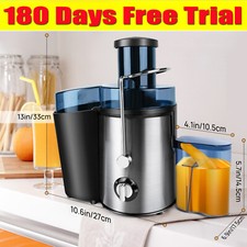 DE Entsafter Maschine Saftmixer Zitronenpresse Obst Fruchtpresse Profi-Entsafter