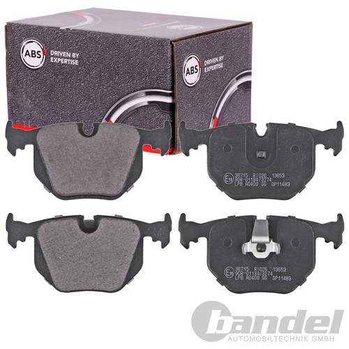 Abs bremsbeläge hinten - bremsbelÄge,