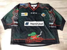 Crocodiles Hamburg Game Worn Jersey Eishockey