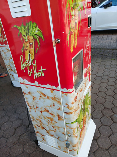 Merk popcorn verkaufsautomat - popcorn,