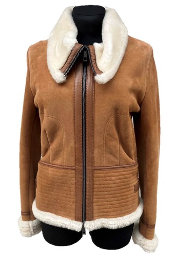 Damen lammfelljacke lederjacke - damen,