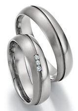 Titan Eheringe + Diamant +