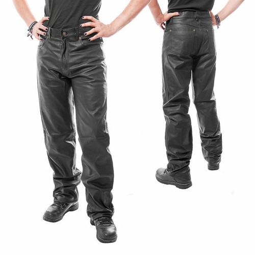 Lederhose jeansschnitt - lederhose,