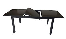 Gartentisch Alu Glas