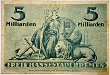 Notgeld 5 Milliarden Mark 1923