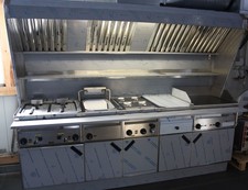 Imbissanlage EKU 240 cm  Imbissküche Gastroküche +HAUBE  NEUWARE !! + Garantie*