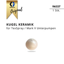 116327 GRACO Kugel Keramik passend für Spritzgeräte TexSpray / Mark V Unterpumpe