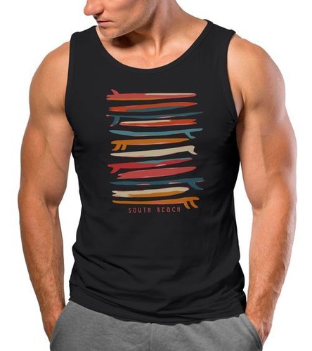 Herren tank top surfboards - tank-top,
