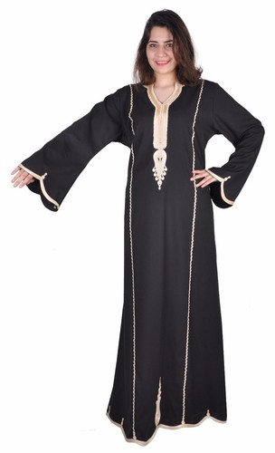 Damen kaftan tunika hauskleid - damen,