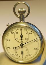 Lemania Nero Rattrapante Stoppuhr Deckuhr Schleppzeiger 2. Weltkrieg WK 2