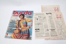 Vintage Burda Modeheft Ausgabe 3 - März 1977 mit Anleitung + Schnittmustern