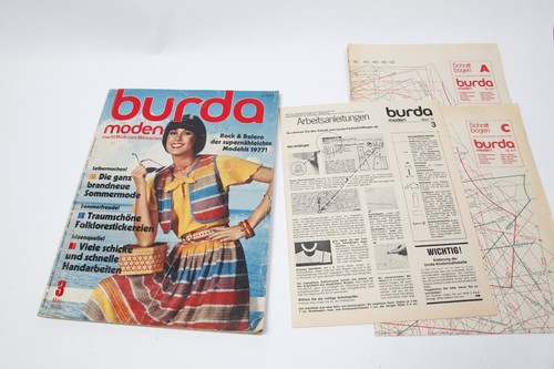 Vintage burda modeheft ausgabe - vintage,