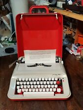 Hübsches Privileg 350T Schreibmaschine, Orange+Grau, Vintage, Quelle,als Defekt 